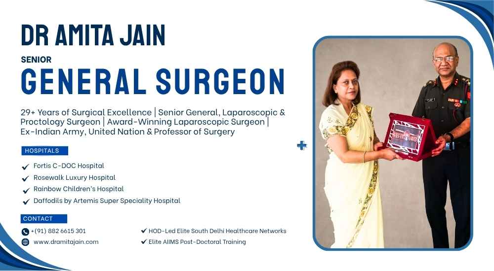Dr Amita Jain Senior General Surgeon and Laparoscopic Surgeon